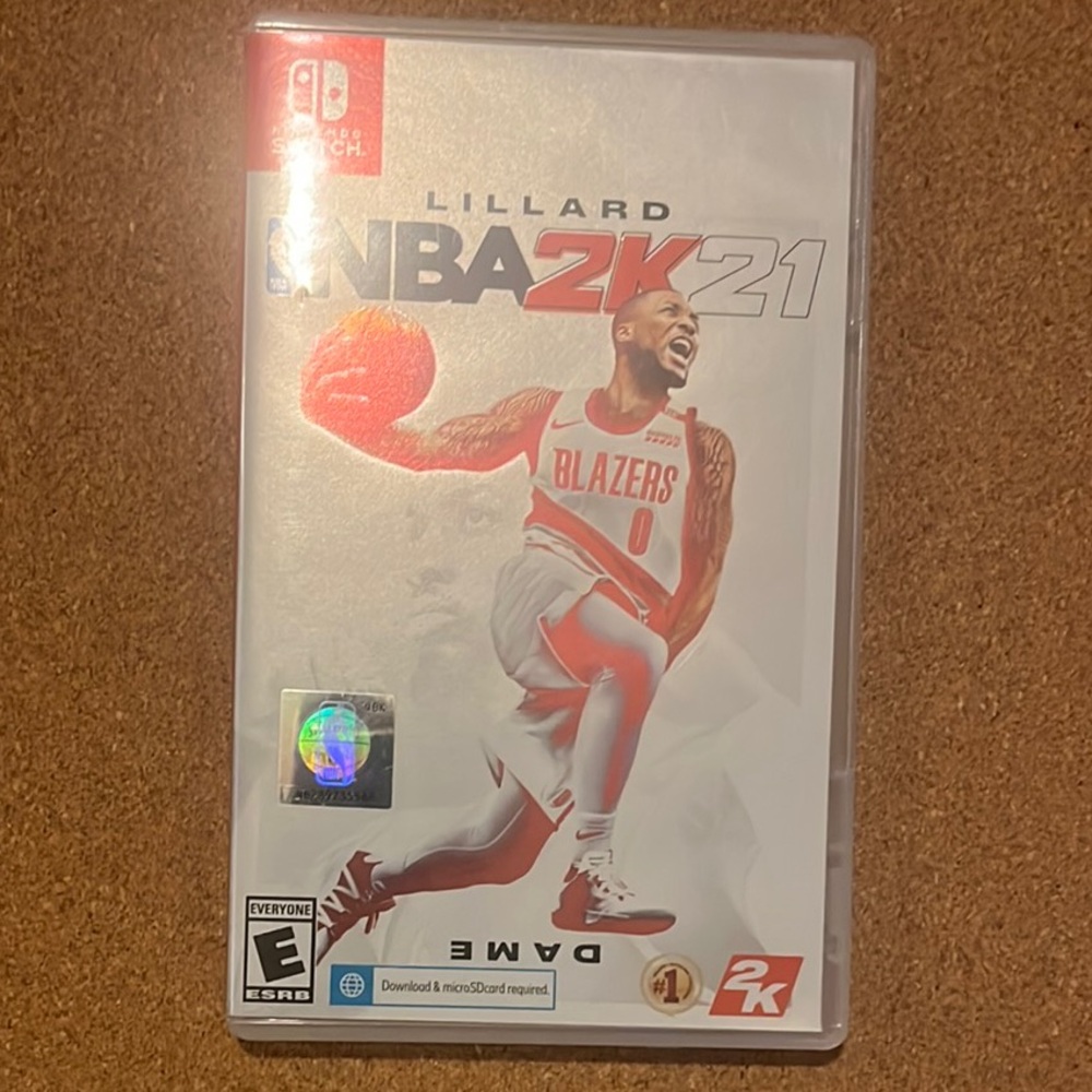 Nintendo NBA 2K21 - Red and White Cover